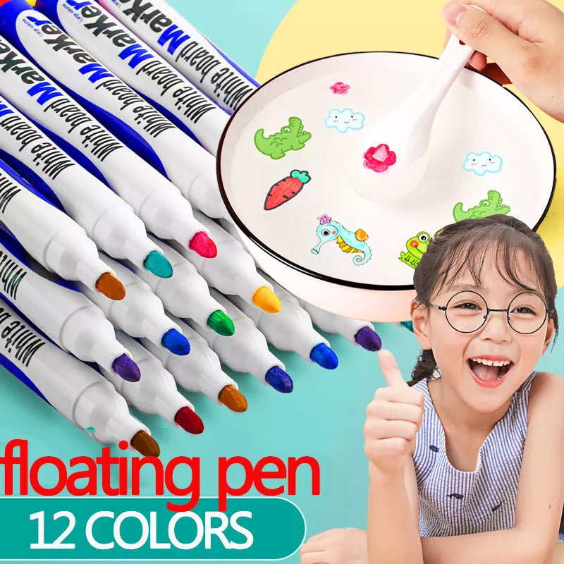 🎨Floating water pens for kids' entertainment